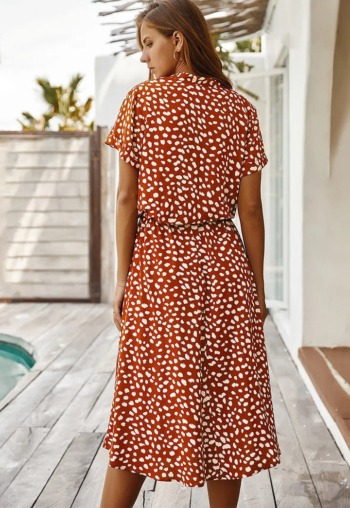 Luftiges Midi-Sommerkleid Damen – Elegant, Leicht & Bequem