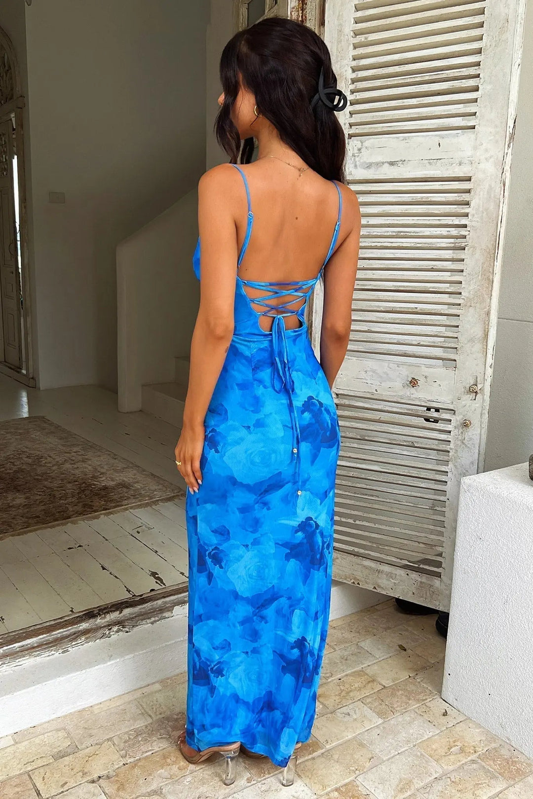 Luxurious elegant dress for women made of breathable fabric – cocktail and summer look