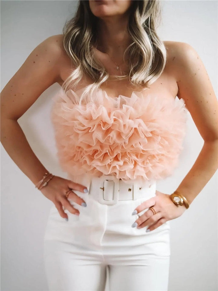 Luxe Strapless Tube Top – Figure-Shaping, Elegant Summer Essential
