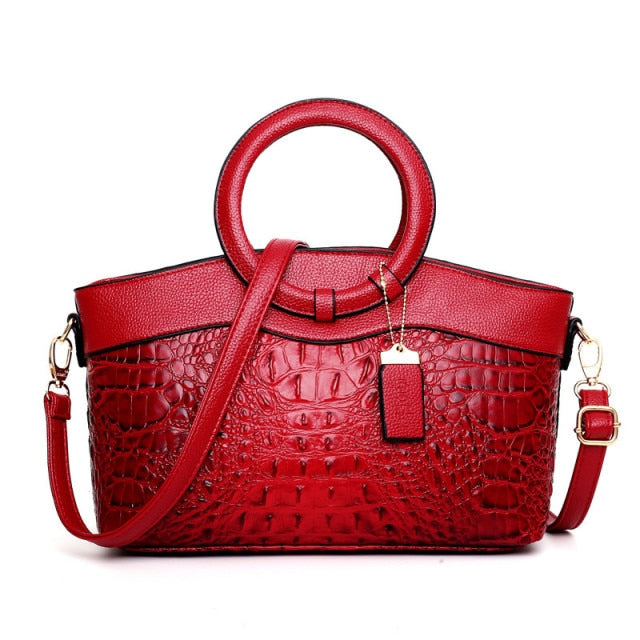 Sac en cuir de luxe pour femmes – Sac à bandoulière en cuir véritable